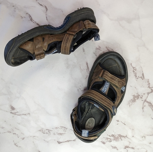 Footjoy Sandal Brown Men Golf Ankle Strap Adjustable Spike 9M Pull Loop … - Picture 1 of 9
